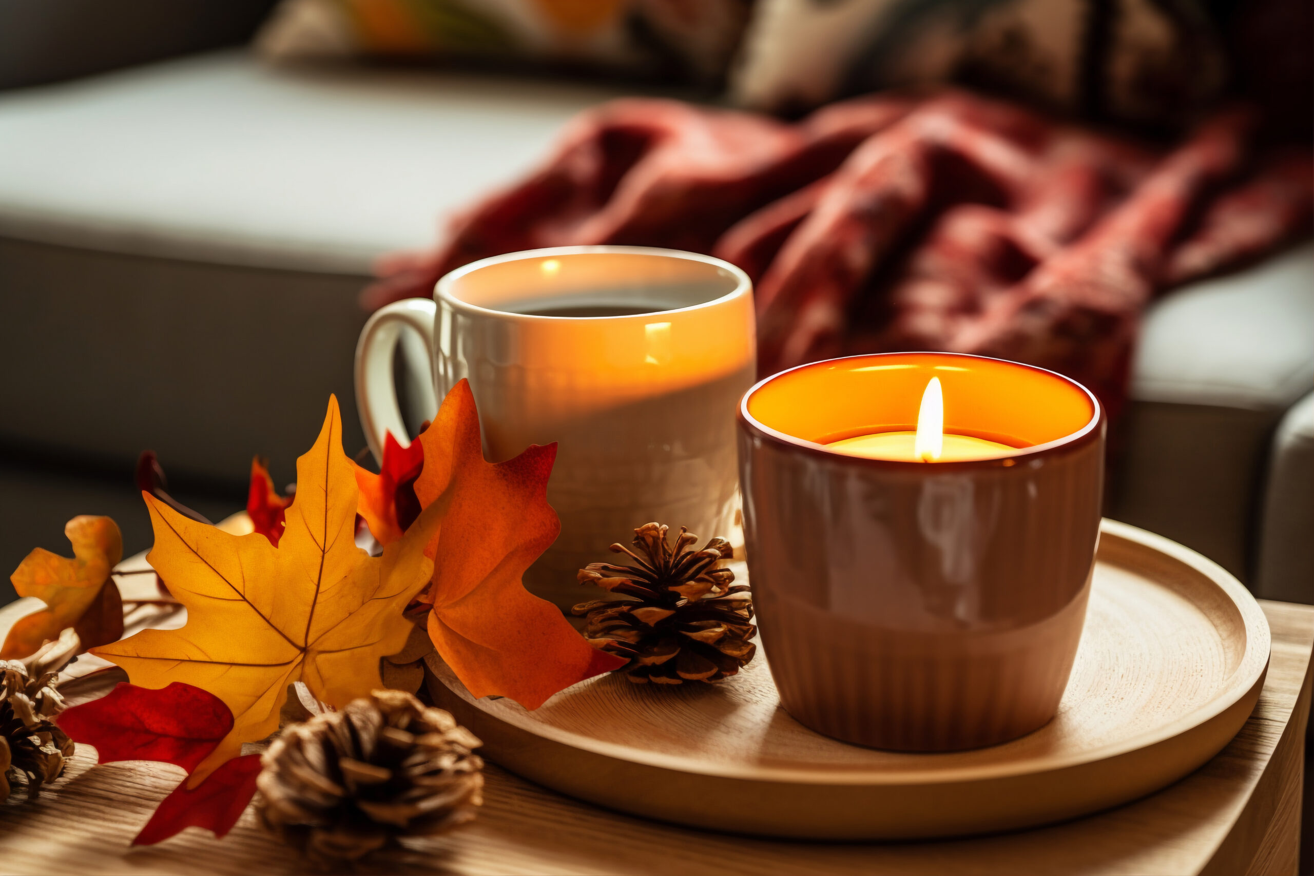 come conservare le candele in autunno